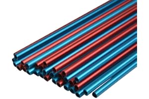 ZSHJGJR ZSHJG 30" Archery Hunting Arrow Shaft Aluminum Arrow Spine 500 for DIY Hunting Arrows Bare Raw Shaft Recurve Bow Compound Bow 12 Pack