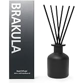 Brakula Reed Diffuser Set, Citrus &amp; Orange Blossom Scent, 4.06 fl oz | Bathroom Accessories Shelf Decor &amp; Air Fresheners, Sticks Defusers with Essential Oil, House Bedroom Office Decor &amp; Gift
