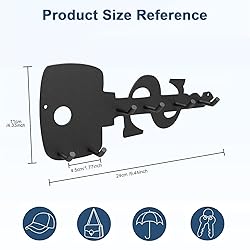 PMMASTO Key Holder Wall Mounted, Key Hooks for