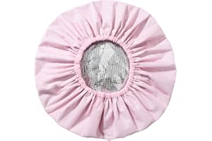 1pcs Wezxrauo Deep Conditioning Heat Cap for Curly Hair - Professional Thermal Hair Steamer Hat with Thickened Waterproof Des