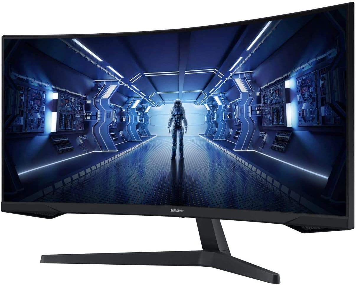 Samsung Odyssey LC34G55TWWUXEN 34" G55 1000R Curved Gaming Monitor - 165Hz, 1ms, 1440p QHD, Freesync Premium, HDR10, HDMI, 1 x Displayport , Black - Image 3