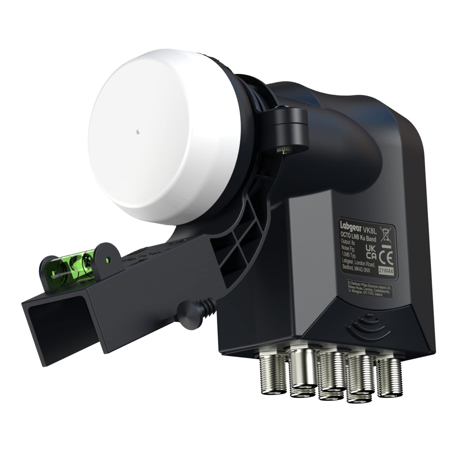 Labgear Universal Octo 8 Output LNB for SKY HD/Freesat HD TV KU Band Satellite Receiver with MK4 Bracket