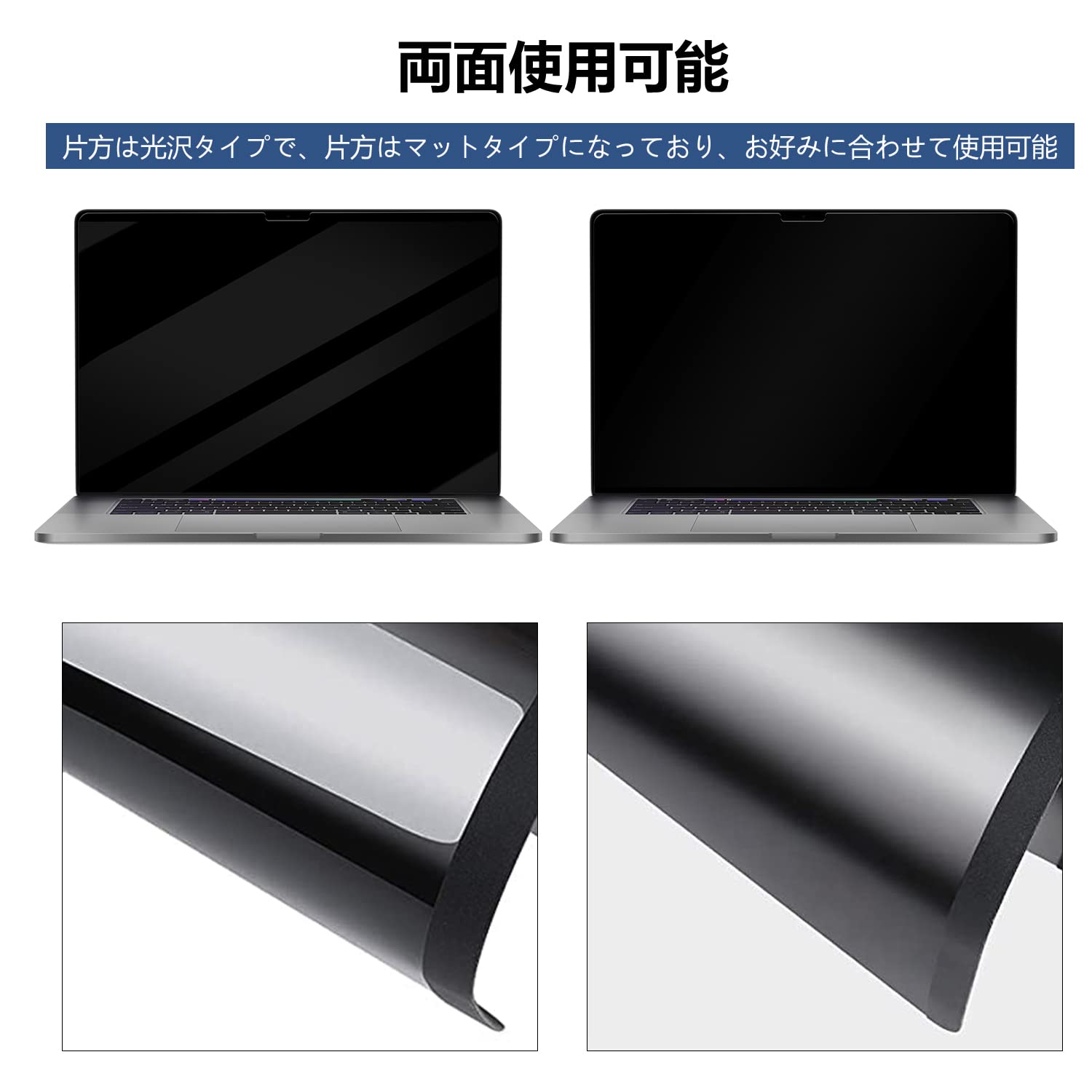 LuFiYa 16 Inch MacBook Pro 16 (2019) Anti-Peeping Filter, Magnetic Type 1 Second Detachable Anti-Peeping Film, Laptop Privacy Filter, Anti-Glare, Double Sided, Blue Light Reducing, Protective Film