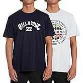 Billabong Men's Big and Tall Beach T-Shirts 2 Pack