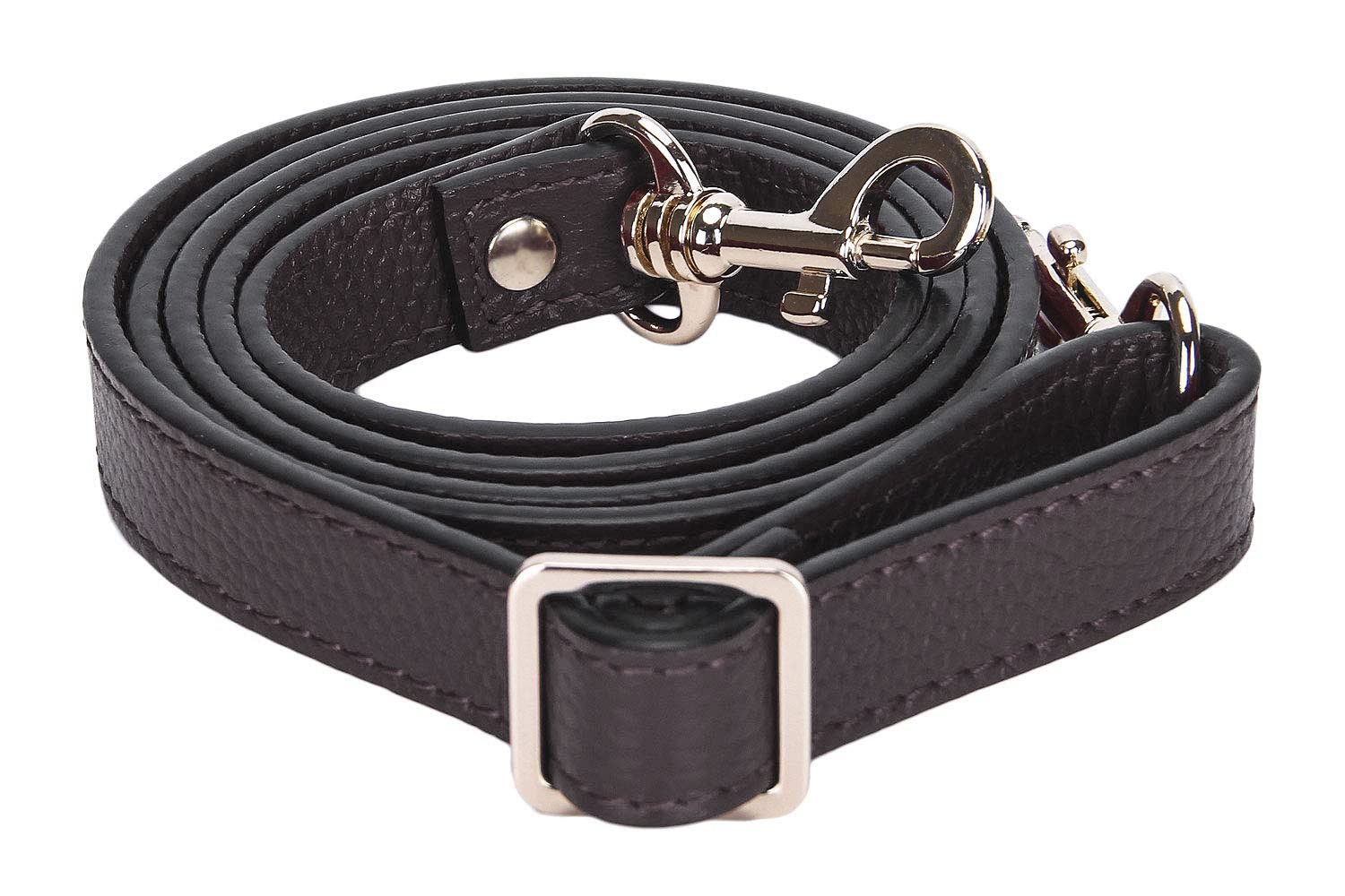 Photo 1 of VanEnjoy Full Grain Leather Adjustable Crossbody Straps Replacement - 0.7" Wide, 25"-51" Long(Expresso)