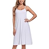 BestWendding Women's Full Slip Dresses Sexy Sleeveless Nightgowns Adjustable Spaghetti Straps Cami Under Dress