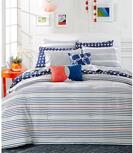 Whim by Martha Stewart Collection Between The Lines 5-Pc. Full/Queen Comforter Set Bedding