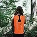 30L Waterproof Backpack Dry Float Bag with Zipper Pocket and Adjustable Shoulder Straps - Large Sack for Kayaking,Beach,Snowboarding Water Sports