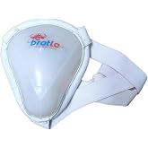 Bratla Cricket Guard &ndash; Adult Abdominal &amp; Groin Protector, Strap-On Cricket Abdomen Guard for Men, Athletic Cup for Multi-Sport Use