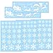 144Designs Snowflake Window Clings Stickers for Christmas Decorations, Konsait Christmas Window Decals Stickers White Ornaments Window Decorations for Xmas Window Decor Supplies