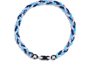 Willtok Premium 18inch Baseball Necklace w/Nylon Tri-Braided Rope Tornado Design