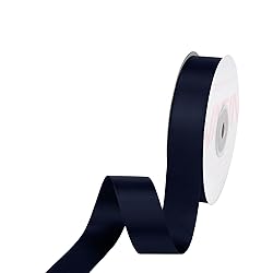 VATIN Double Face Deep Navy Blue Satin Ribbon