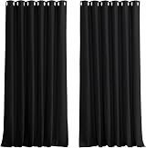 PONY DANCE Blackout Curtains 2 Panels 90x90 in Thermal Insulated Eyelet view 9