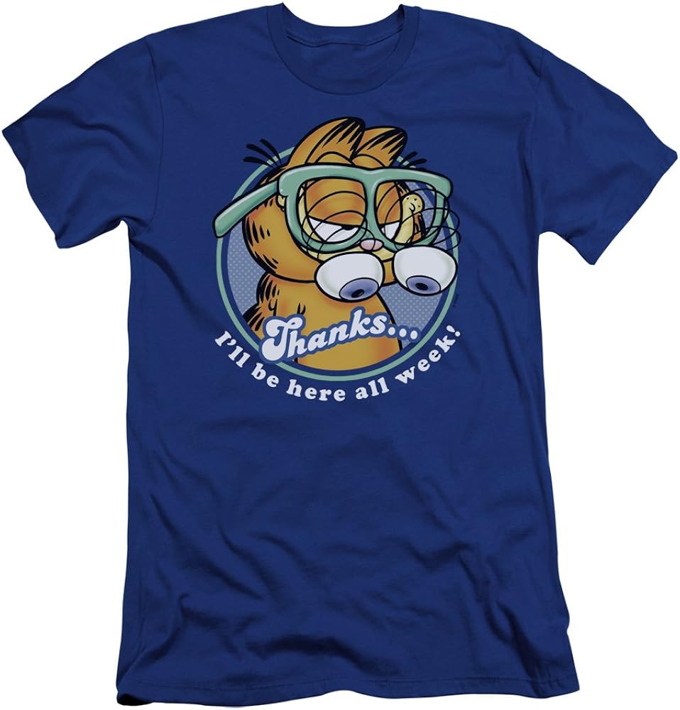 Garfield Mens Performing Premium Slim Fit TShirt Amazon.co.uk