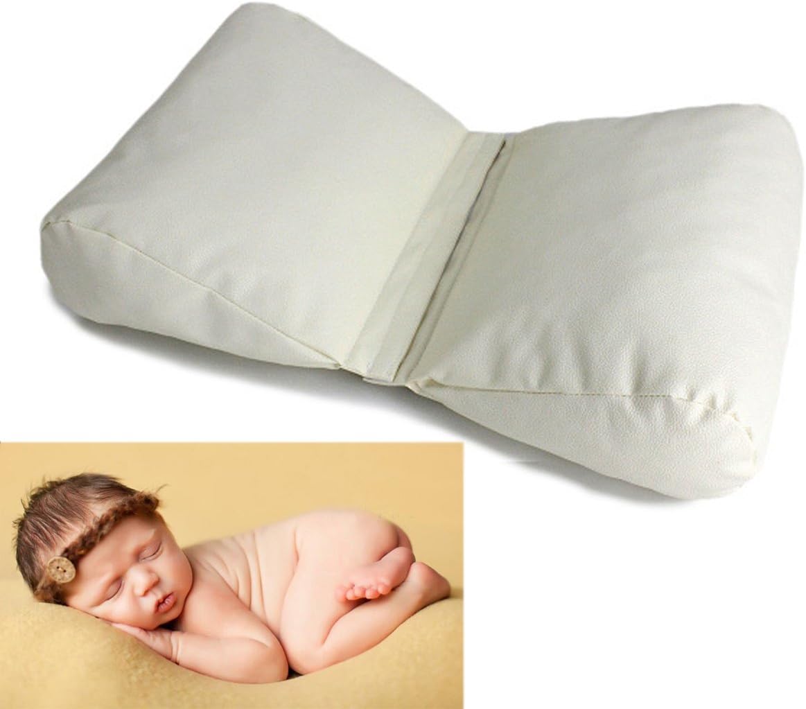SHOPBIBLES Baby Photography Props Newborn Photo Prop Pillow Butterfly Posing Pillow Basket Filler 2 Pack (White)