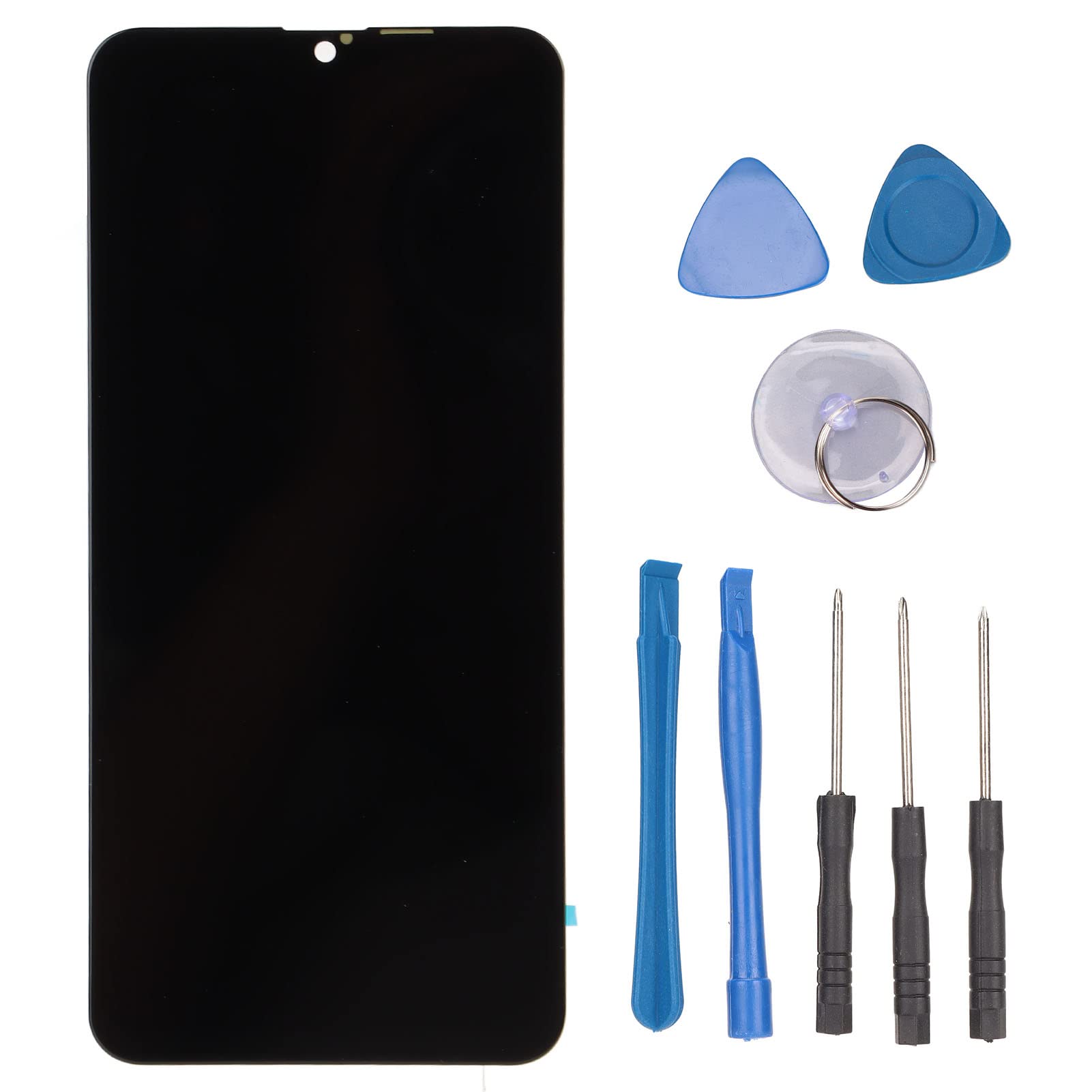 Zunate Phone Screen Replacement for OPPO for Realme 5 Pro Mobile Phone Touch LCD Display Digitizer Assembly Repair Set with Repair Tools