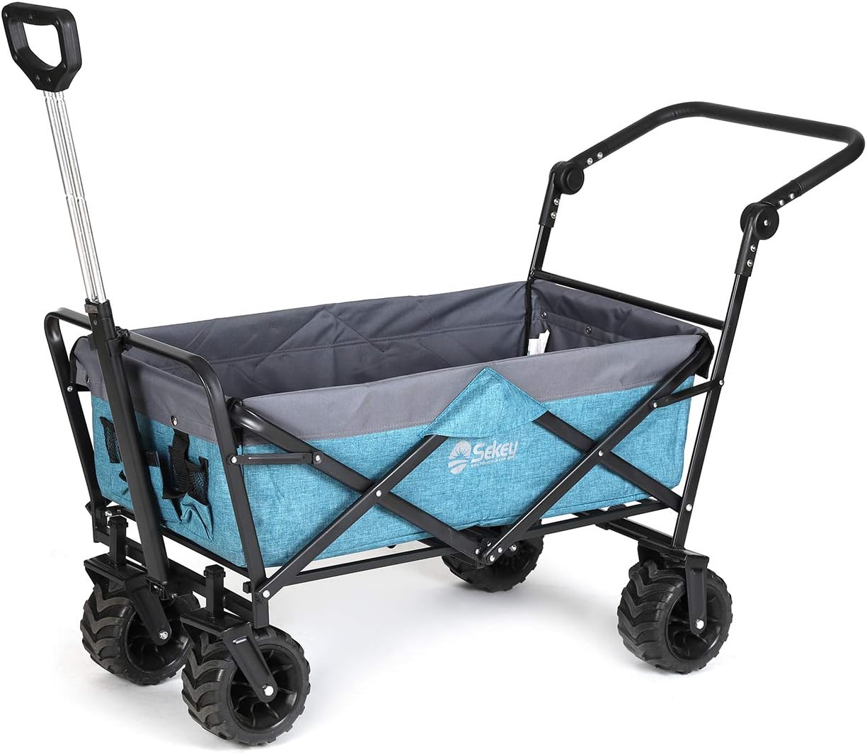 Klappbarer Handwagen 250L - Robuster Strandwagen & Transportwagen