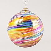 Glass Eye Studio Ball Ornament Classic Artisan Collection (Summer of Love)