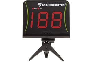 CRANKSHOOTER Radar - Shot Speed Radar with MPH and KPH Measurement - Free Standing Radar for Lacrosse, Baseball, Hockey, Soccer and More