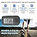 HUABOLA CALYN Simple Walking 3D Pedometer Step Counter with Clip and Lanyard &Safety Leash