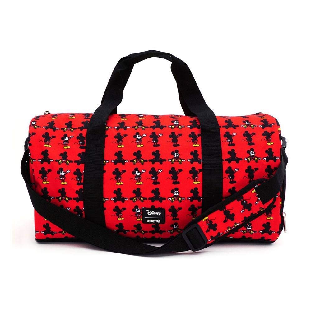 Loungefly Disney Red One Size Nylon Duffel Bag