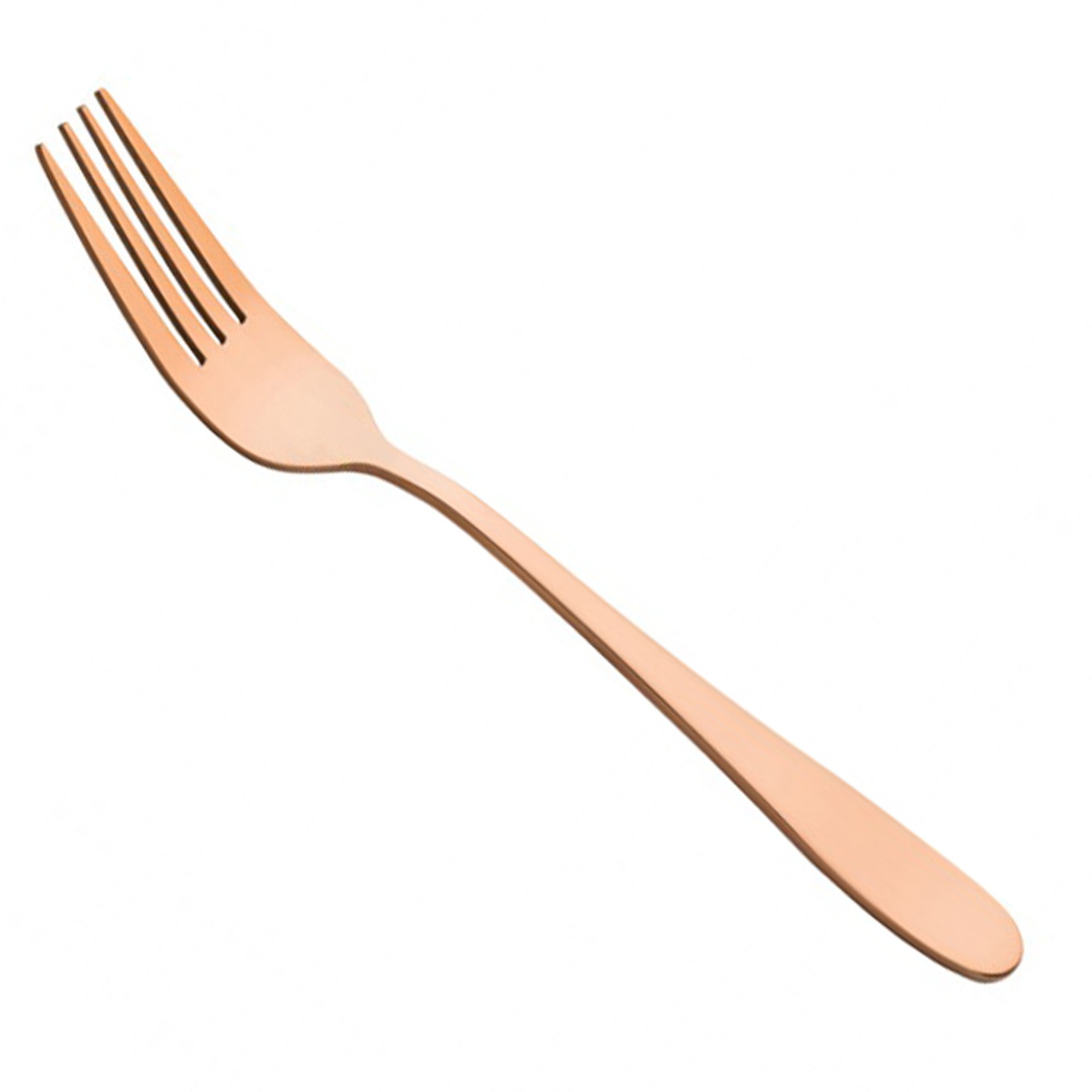 Utopia Rio Cutlery Table Forks - Pack of 12 - Contemporary Cutlery, Modern Copper Table Forks