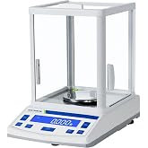 Lab Scale 500g 0.001g Analytical Balance with Windshield RS232 | 1mg Accuracy High Precision Digital Scale, Built-in Calibration, Electronic Weigh Scale For Lab Jewelry Pharmacy