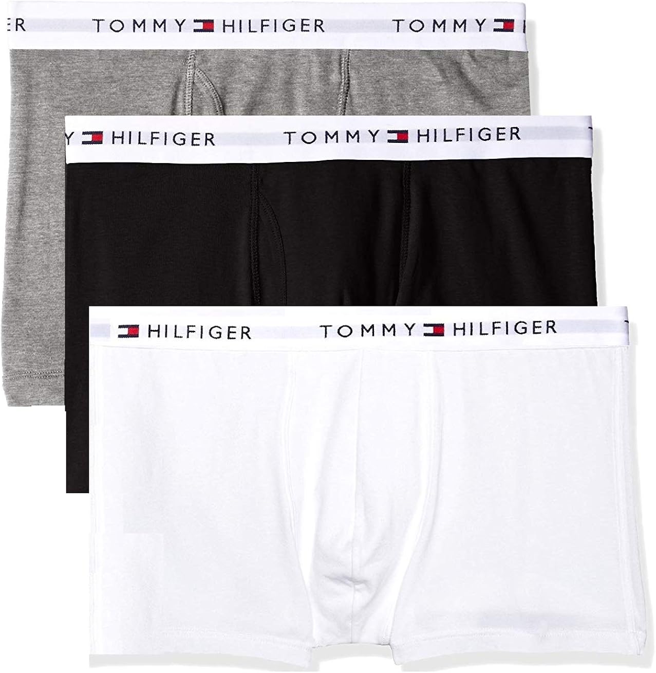 Tommy Hilfiger Men's Underwear Cotton Stretch Trunk: Clothing