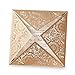 Doris Home wedding invitations wedding invites invitations cards wedding invitations kit Square Gold Laser-cut Lace Flower Pattern Invitation, 1 piece