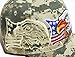 3D Emboridered Patriotic USA American Flag Flying Bird Design Baseball Cap Hat Visor (Army Digital Camo)