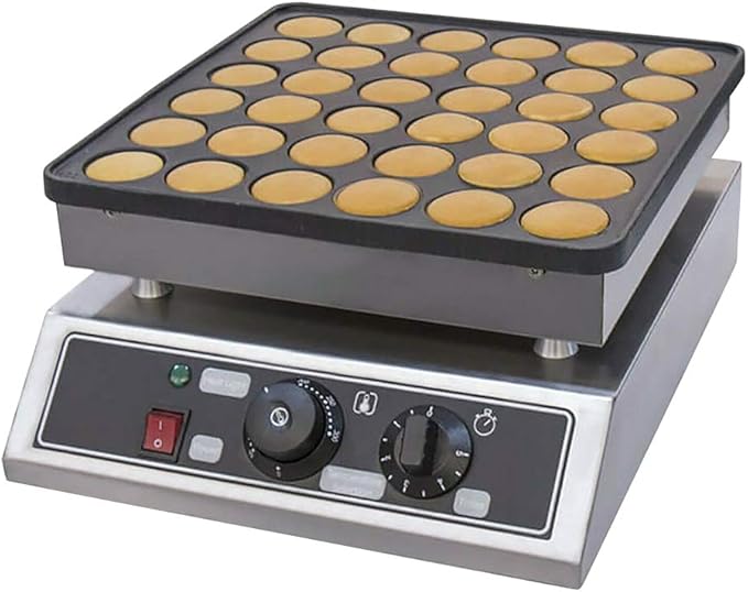 DYRABREST 36 Holes Electric Pancake Maker, Mini Dutch Baker