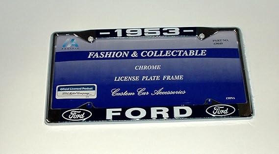 Amazon.com: 1953 Ford License Plate Frame: Automotive