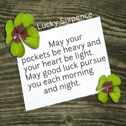 Lucky Sixpence Coin Good Luck Charm Gift, great present idea for Birthday Xmas, Retirement , Exams, Wedding, Anniversaries - Image 3