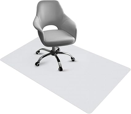 Relaxdays 10029438 771 Tapis Sol Bureau 90 X 90 Protection Chaise Parquet Lino Antiderapant Transparent Pvc 17 X 90 X 90 Cm Amazon Fr Cuisine Maison