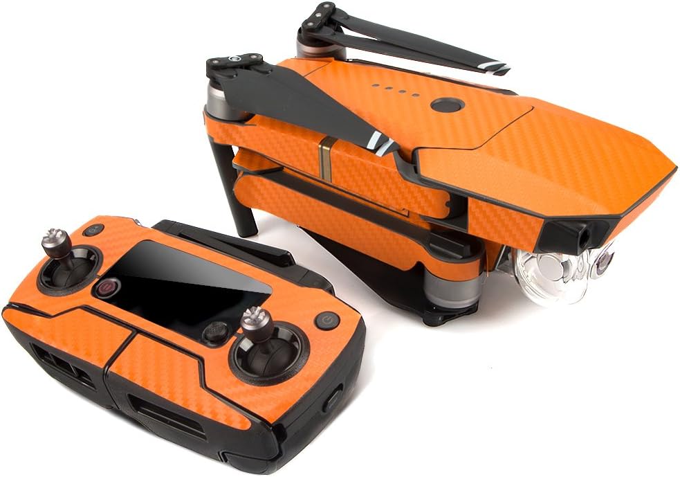 DJI Mavic Pro Skin Wrap Decal Sticker - Carbon Fiber Vinyl Skin Decal Set Remote Controller Battery Body Wrap Waterproof for DJI Mavic Pro