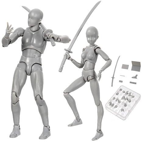Domeilleur Body Chan & Kun Puppe, männlich, weiblich, DX Set, PVC Movebale Action-Figur Modell für SHF Geschenke geeignet zum