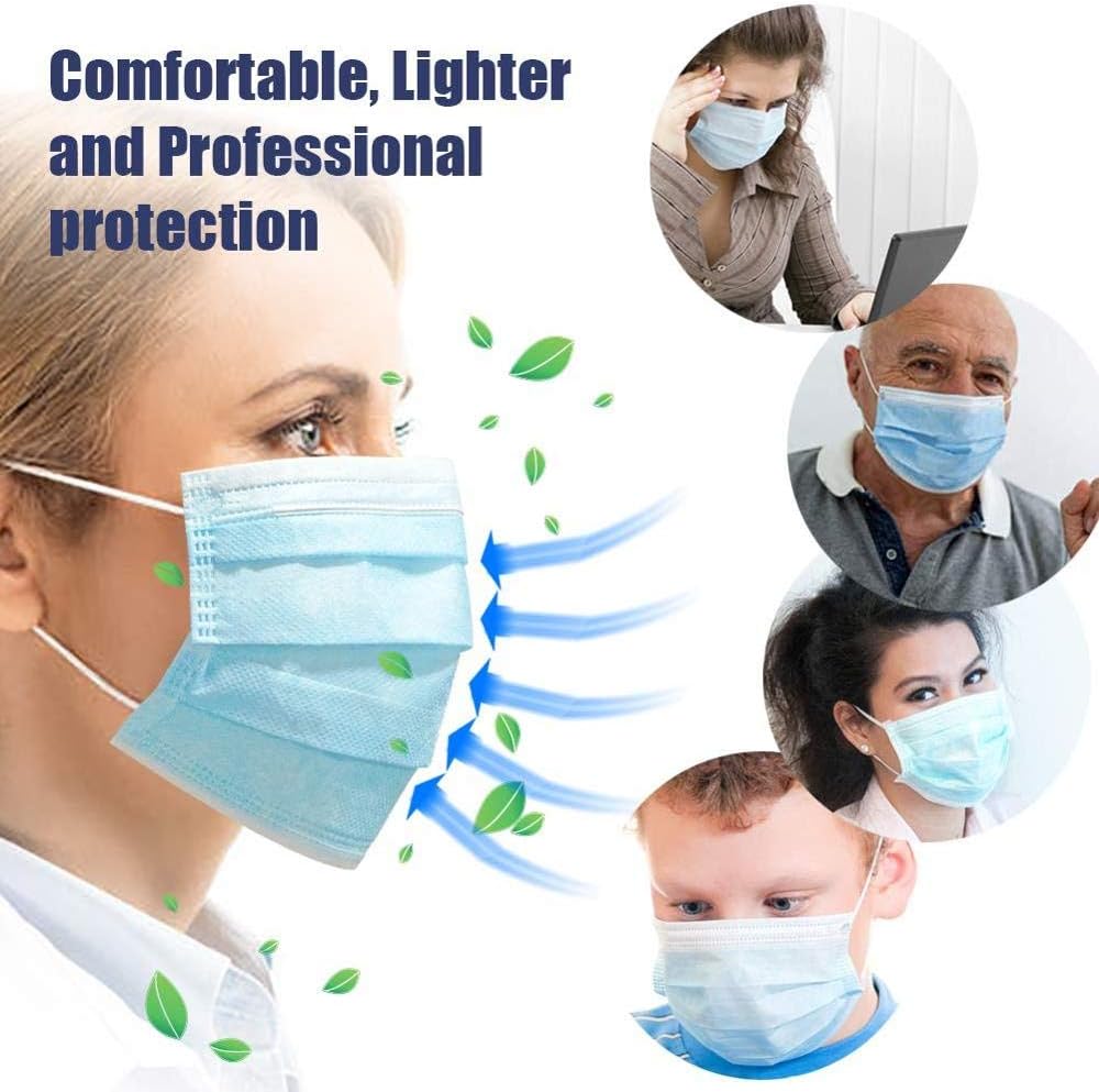 New 50pcs Disposable Earloop 3 Layers Anti-Dust for Surgical Medical Salon