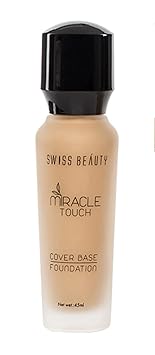 Mak De Swiss Beauty Miracle Touch Cover Case Foundation SB-503 SPF 15 (Natural Beige)