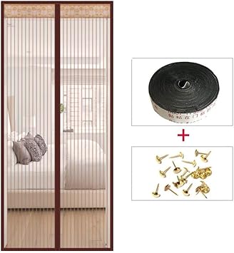 YSHCA Puerta de Pantalla magnética Reforzada, Puerta de Malla magnética