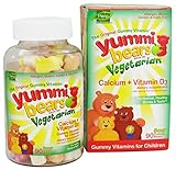 Calcium w/ Vitamin D-Vgtrn Bears Yummi Bear 60 Chewable