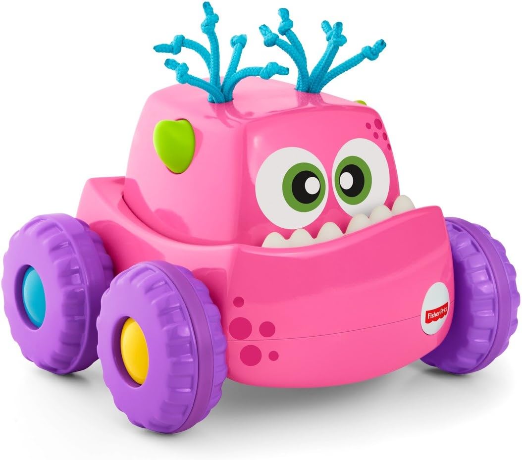 fisher price press n go monster truck green