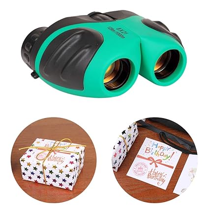 Compact Shock Proof Binoculars For Boys Telescope Best Birthday Present Gifts Toys For 3 4 5 6 7 8 9 10 Years Old Boys Girls