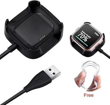 Cargador para Fitbit Versa, Puede Cargar con Case On!!! Kmasic ...