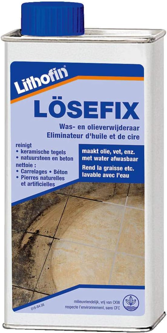 Lithofin Wax-off wax and oil remover, 1 Litre, multicoloured, 1 l (Pack of 1)