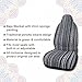 uxcell Universal Black Bucket Seat Cover Protector Pad for Auto Car SUV