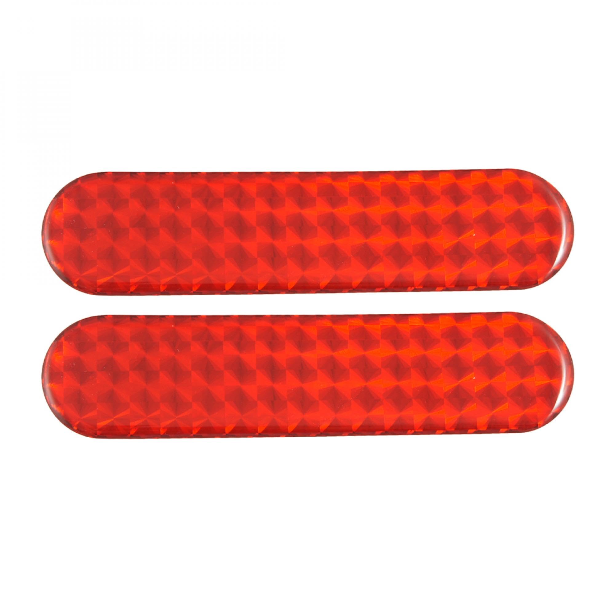 sourcing map 10 Pcs Red Car Auto Self Adhesive Safety Reflective Stickers