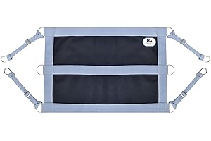 Majestic Ally 1200D 29"x19" Horse Stall Guard with Adjustable Straps and Hardware (Grey Black)