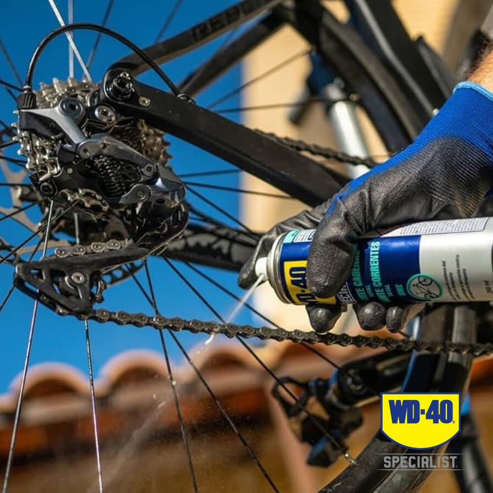 WD-40 Specialist Fahrrad Kettenspray 250 ml – Vielseitiges Kettenspray für Fahrräder mit Rostschutz, Schmierung und Allwetterschutz, schützt alle Fahrradtypen vor Feuchtigkeit und Schmutz 5