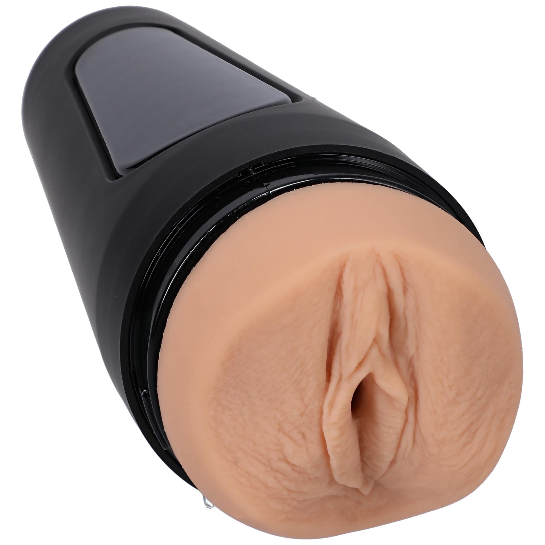 Doc Johnson Main Squeeze Lexi Luna ULTRASKYN Stroker - Realistic Masturbator with Adjustable Pressure Hard Case - Molded from Lexi Luna's Body - 9-Inch Textured Pleasure Stroker for Adults Only