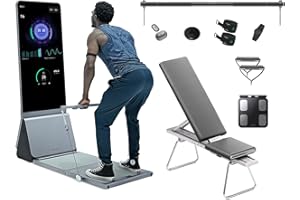 AEKE Smart Home Gym System- Fitness Mirror K1: AI-Powered All-in-One Fitness Machine for Full-Body Strength Training and Personalized Workout
